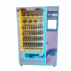 White Drink And Snack Burger Vendor Lcd Advertising Screen Vending Machine