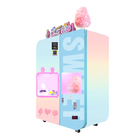 آلة بيع حلوى القطن التجارية وجبات خفيفة أوتوماتيكية مع شعار مخصص