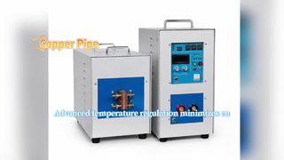 ماكينة لحام حثي محمولة لأنابيب النحاس وإصلاح نظام التدفئة والتهوية وتكييف الهواء (HVAC).