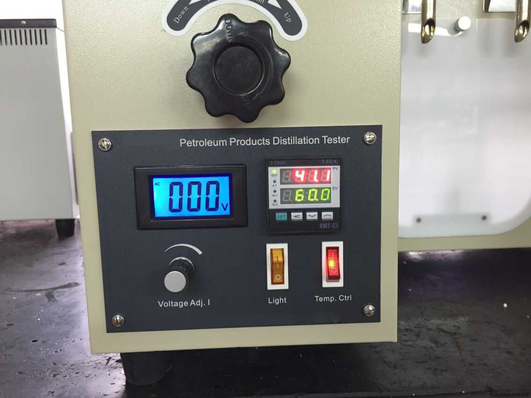 ASTM D86 نوع يدوي جهاز تقطير معدات اختبار زيت البنزين