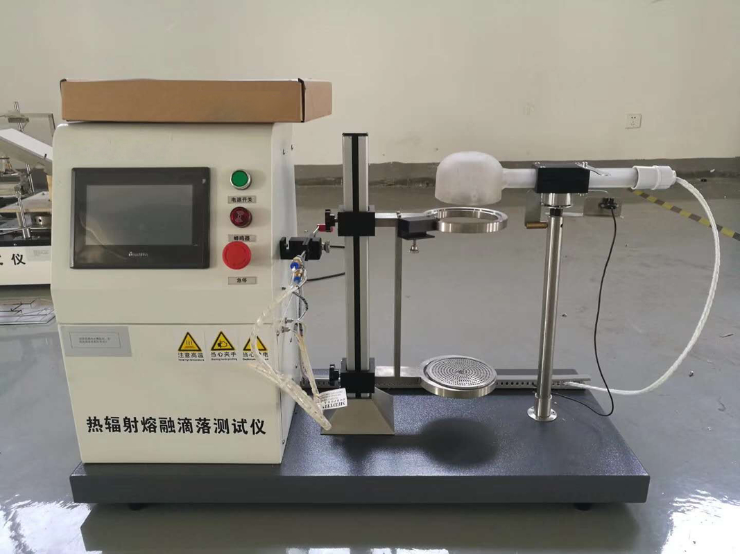 NF P92-505 لهب معدات اختبار الإشعاع الحراري يقطر جهاز اختبار للمواد ذوبان