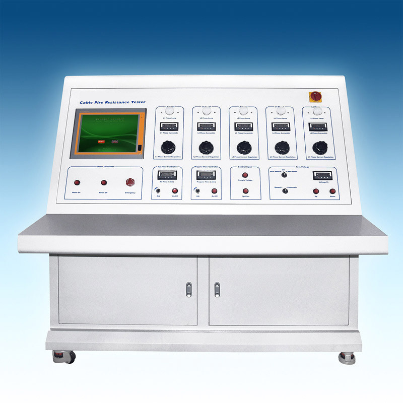 IEC60331 سلك معدات اختبار كابل اختبار مقاومة الحريق لنزاهة الدائرة تحت ظروف النار