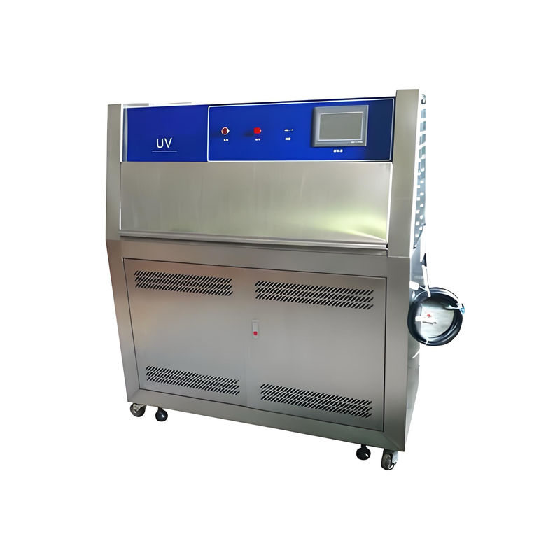 حجرة اختبار تسريع الأشعة فوق البنفسجية الرقمية القابلة للبرمجة للمختبر 220 فولت ضمان لمدة عام واحد بناء من البلاستيك والزجاج