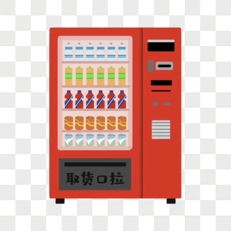 آلة بيع وجبات الإفطار السريعة بنظام تبريد الامتصاص الأوتوماتيكي لوجبات الإفطار والغداء للمكاتب