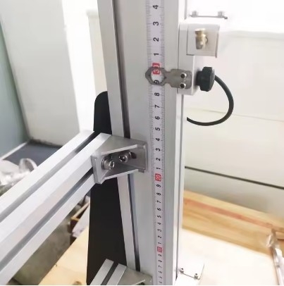 ISO Fabric Flug Flame Tracketting أداة لمواد ألعاب النسيج زاوية اللهب القابلة للتعديل