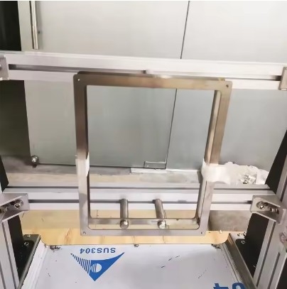 ISO Fabric Flug Flame Tracketting أداة لمواد ألعاب النسيج زاوية اللهب القابلة للتعديل