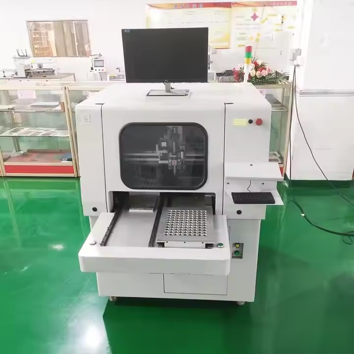 آلة فصل وتقطيع وتجزئة لوحات الدوائر المطبوعة CNC للحفر والتوجيه، معدات إنتاج الإلكترونيات