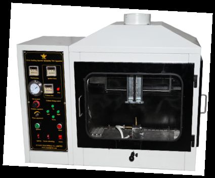 معدات اختبار قابلية الاحتراق لاختبار تعرض سطح حافة هيكل المبنى مع معيار EN ISO 11925-2