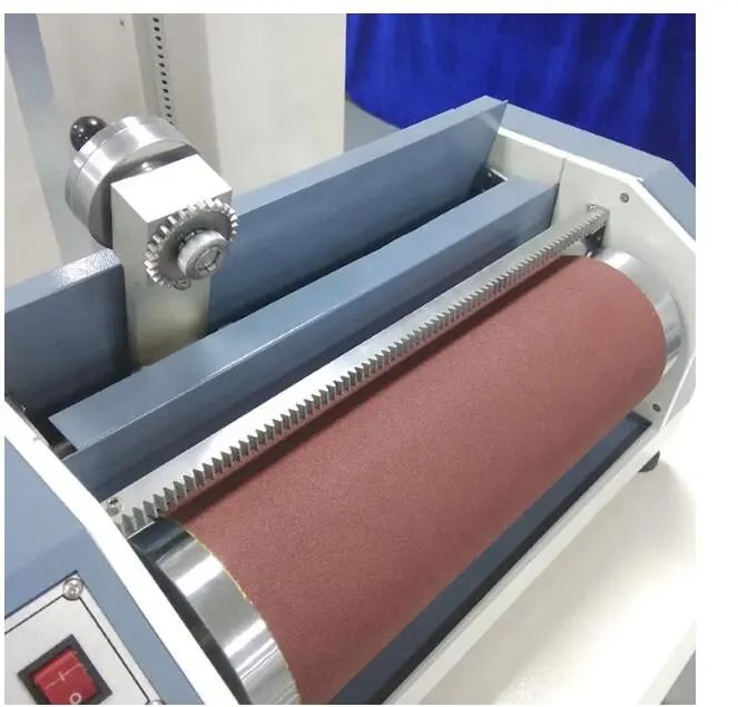 آلة اختبار الكشط DIN أداة اختبار المنسوجات المتوافقة مع ISO 4649 لعد النتائج