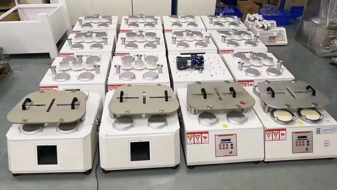 ISO 12947-2 جهاز مارتينديل لاختبار التآكل والوبرية لاختبار مقاومة المنسوجات