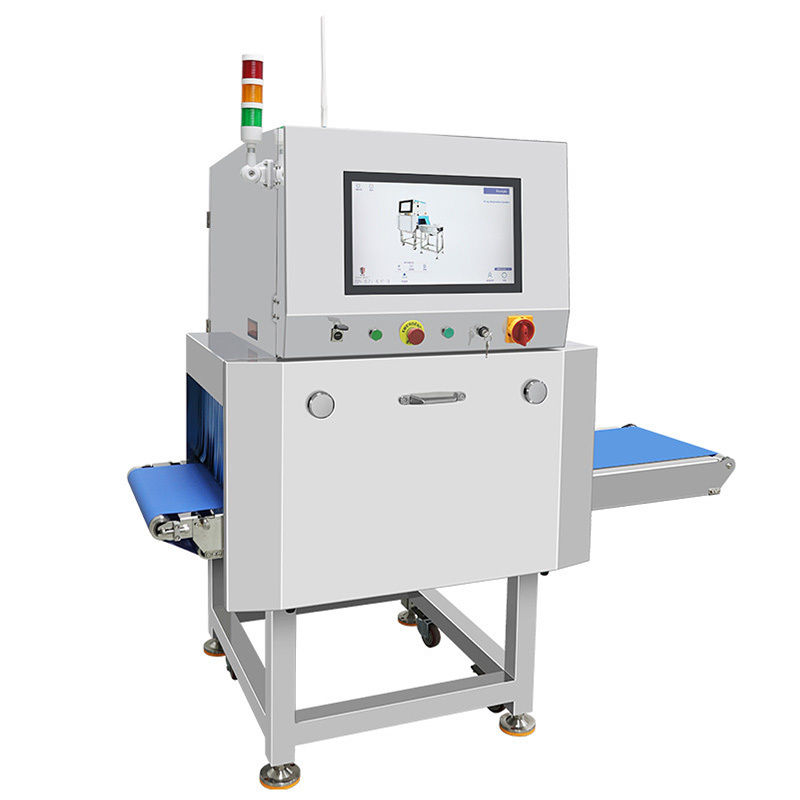 آلة الكشف عن المعادن الصناعية الآلية عالية الدقة للحساسية للأغذية اللحوم الخضروات الأسماك