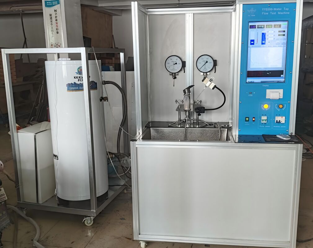 EN817 Water Flow Testing Machine - 30L/min Flow Rate Tester with 0.6 MPa Pressure and Real-Time Data Display