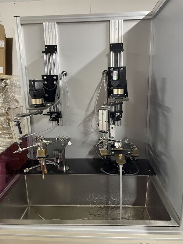 اختبار حياة مفتاح الصنبور الاحترافي EN817، دوران مياه أوتوماتيكي مع تسخين، اختبار متزامن بمحطتين لتقييم متانة الصنبور