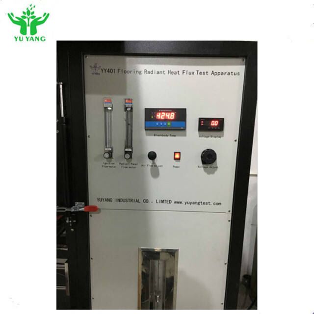 جهاز اختبار تدفق الحرارة الإشعاعي للأرضيات متوافق مع ISO 9239-1 ASTM E 846 مع ارتفاع لهب قابل للتعديل 60-120 مم وقياس تدفق الحرارة 0-15 كيلو واط/م2