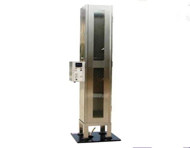 NFPA 701-2004 الأساليب 2 اختبار انتشار اللهب مع 800BTU/ft3 ~ 1000BTU/ft3 حرارة المحرقة 100mm فوهة و 304 هيكل الفولاذ المقاوم للصدأ