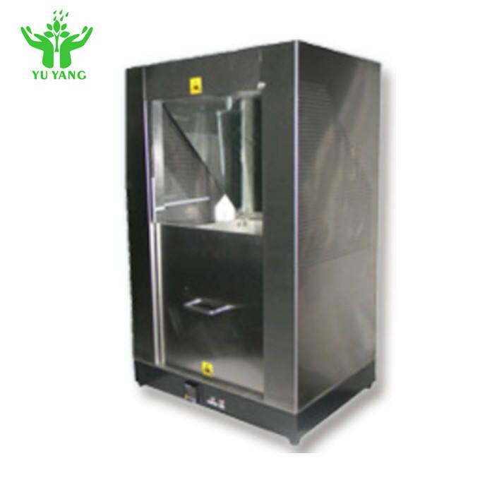 ASTM D4151 جهاز اختبار القابلية للاشتعال للبطانية مع عينة 70 مم × 70 مم ومعدات اختبار الحريق بطول اللهب 16 مم