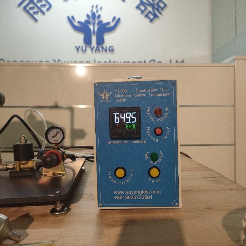 جهاز اختبار درجة حرارة الاشتعال الأدنى للغبار القابل للاحتراق 230 فولت 50 هرتز مع آلة اختبار القابلية للاشتعال بضغط 0 ~ 1 بار