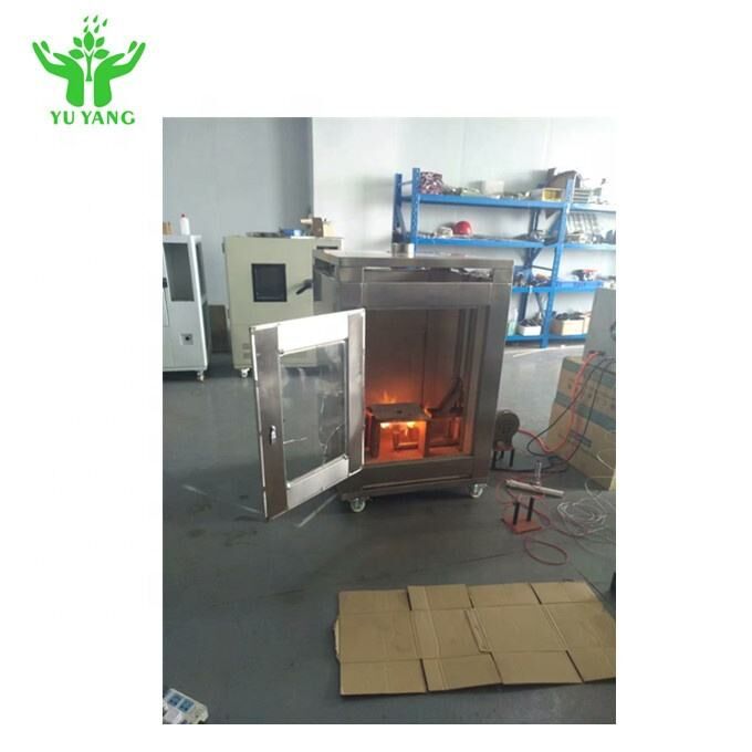 معدات اختبار طلاء مقاومة الحريق من الفولاذ المقاوم للصدأ متوافقة مع ISO 834-1 مع إنذار درجة حرارة 180 درجة مئوية - 220 درجة مئوية ± 2 درجة مئوية