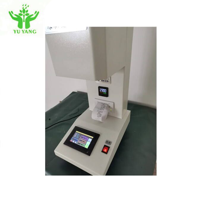 إيزو 1133 ASTM D1238 اختبار مؤشر تدفق الذوبان بدقة درجة حرارة عالية ± 0.2 °C لاختبار البلاستيك