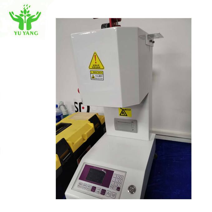 إيزو 1133 ASTM D1238 اختبار مؤشر تدفق الذوبان بدقة درجة حرارة عالية ± 0.2 °C لاختبار البلاستيك