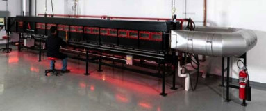 12 KW معدات اختبار القابلية للاشتعال UL 910 / NFPA 262 شتاينر أفقي اختبار النفق