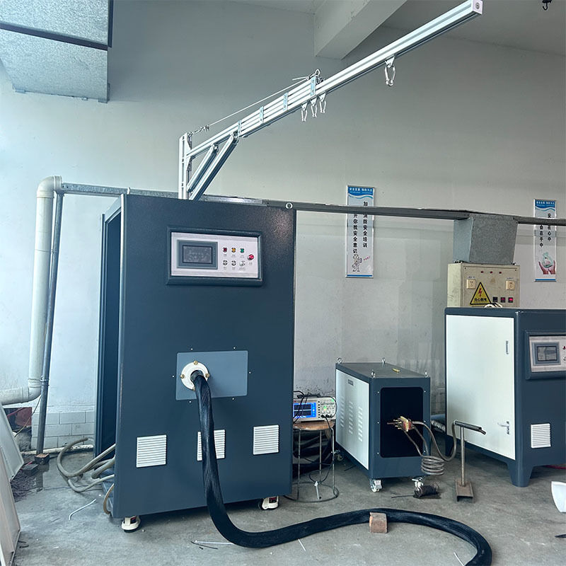 Medium Frequency Induction Heating Forging Machine for Metal Bar Bolt & Nut Heating with Steel Motor & Pump Core Components