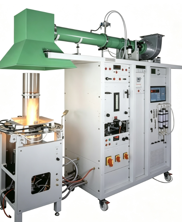 جهاز ASTM E2058 لنشر الحرائق مع 31 كيلوواط بروبان حارقة صناديق الرمل لقياس معدل إطلاق الحرارة