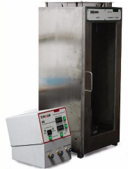 جهاز اختبار مقاومة اللهب العمودي للأقمشة النسيجية ASTM D6413 ISO 6941 آلة اختبار قابلية الاشتعال العمودية