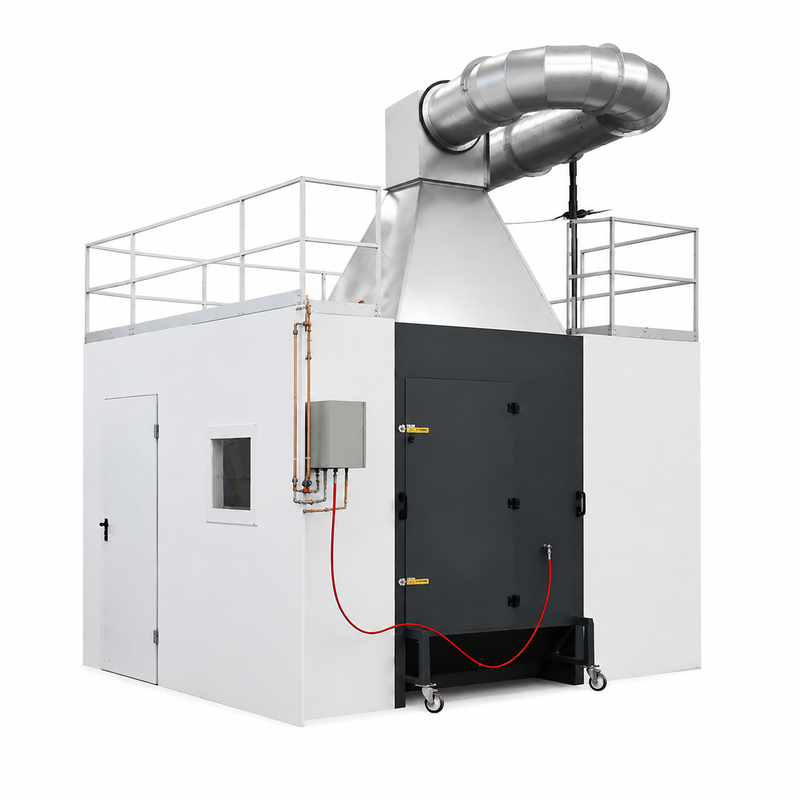 Automatic Single Burning Item Test Apparatus SBI Reaction to Fire Testing Equipment for Construction Materials