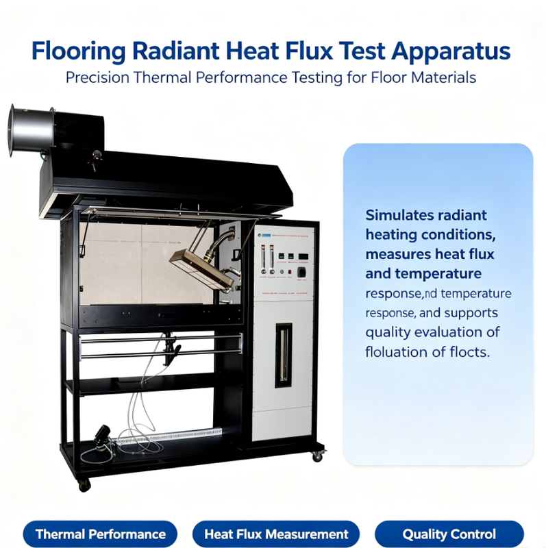 Flooring Radiant Heat Flux Test Equipment Building Decoration Floor Thermal Performance Analyzer Device