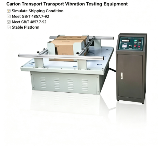 25.4mm Amplitude Packaging Vibration Testing Machine with 230 kg Rated Load and 2-5 Hz Frequency Carton Transport Shake Table