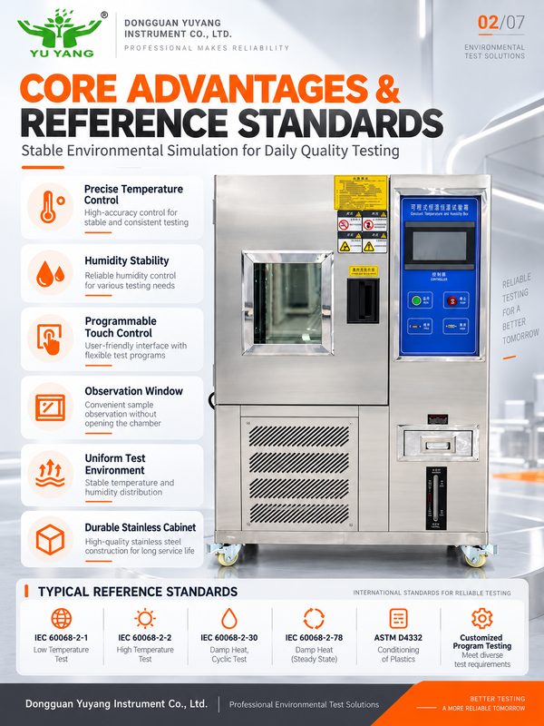Constant Temperature And Humidity Test Chamber IEC ASTM Standard Environmental Climatic Chamber for Electronic Product Aging Test