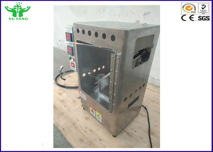CPSC 16 CFR الجزء 1611 SPI القابلية للاشتعال تستر الفينيل البلاستيك السينمائي AC 220V 50HZ 3A