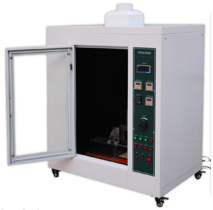 شاشة تعمل باللمس توهج سلك اختبار / القابلية للاشتعال اختبار آلة IEC60695-2-10 10MM / ثانية ～ 25MM / ثانية