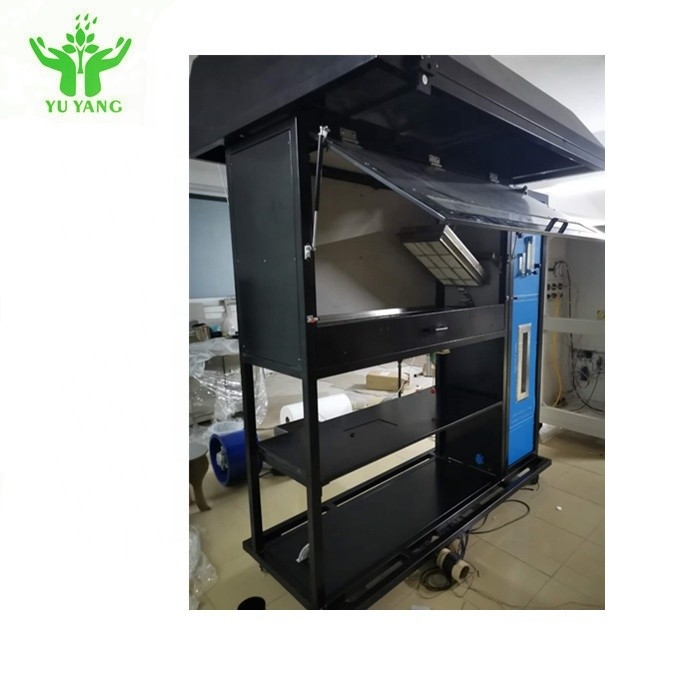 اختبار مثبطات اللهب ASTM E648 ، معدات اختبار حريق تدفق الحرارة المشعة للأرضيات 120 مم