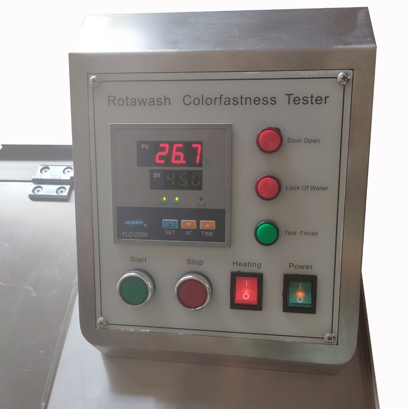 آلة اختبار ثبات اللون Rotawash الغسيل للمنسوجات
