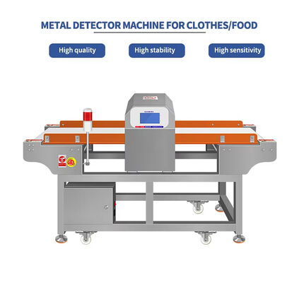 Industrial Metal Detector Machine Wet and Dry Food Metal Detector with High Sensitivity for Various Applications
